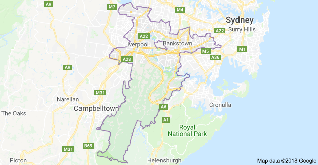 Canterbury Bankstown Map